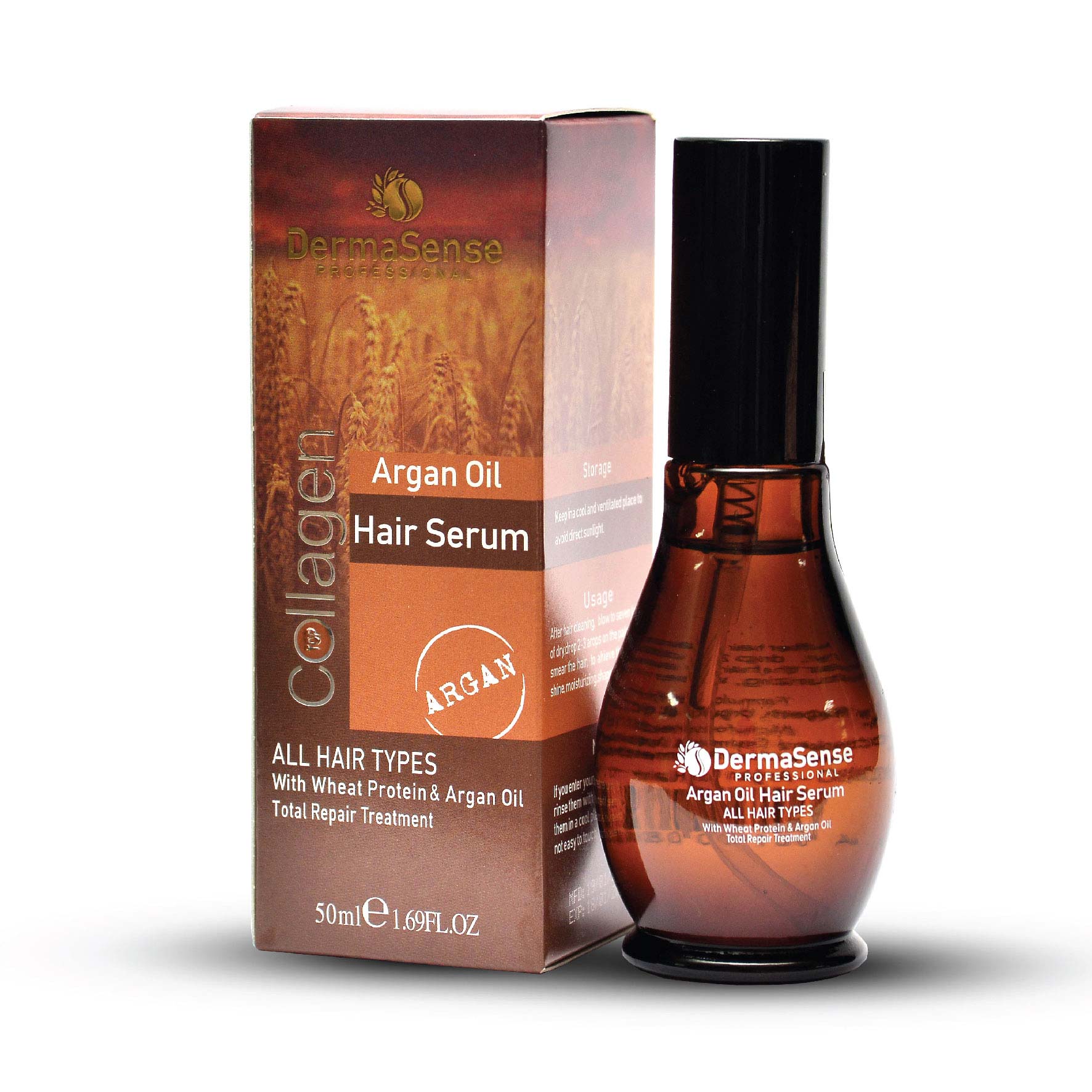 DermaSense - Argan Oil Hair Serum (Collagen)